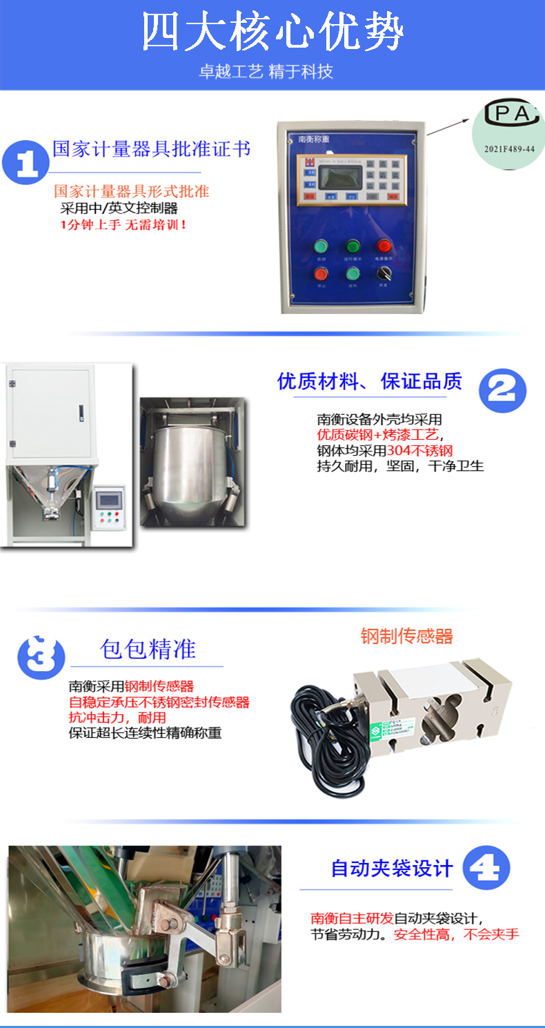 25-100公斤自動(dòng)稱重包裝機(jī)一體機(jī)